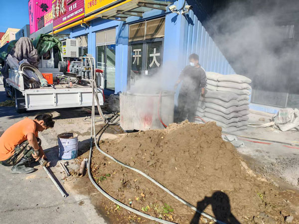 长征镇顶管注浆加固